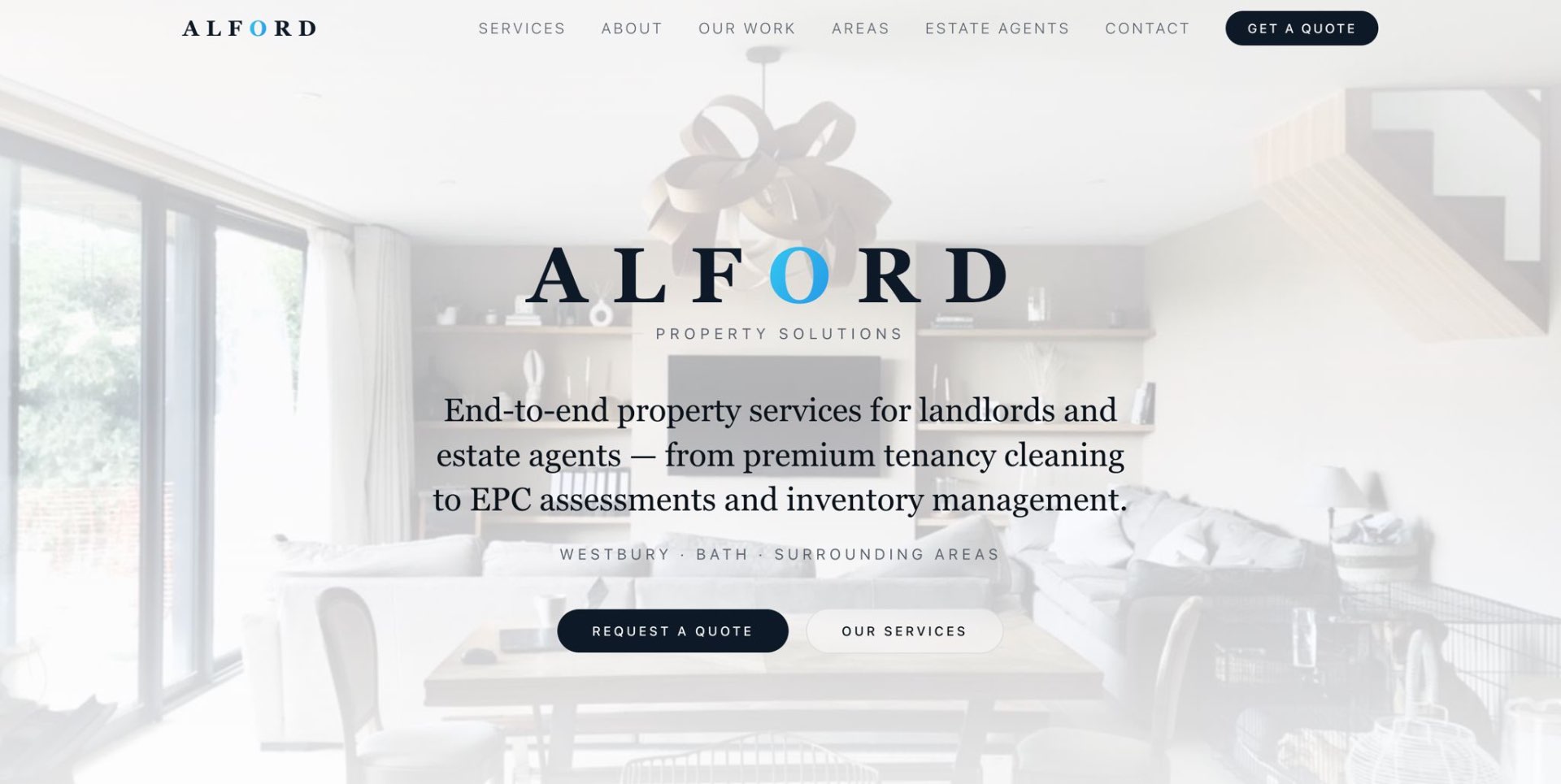Alford Property Solutions website screenshot